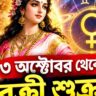 আজ থেকে উল্টোপথে শুক্রদেব, ৬ সপ্তাহ ধরে ৪ রাশির ব্যাপক অর্থসুখ! বদলাবে ভাগ্য