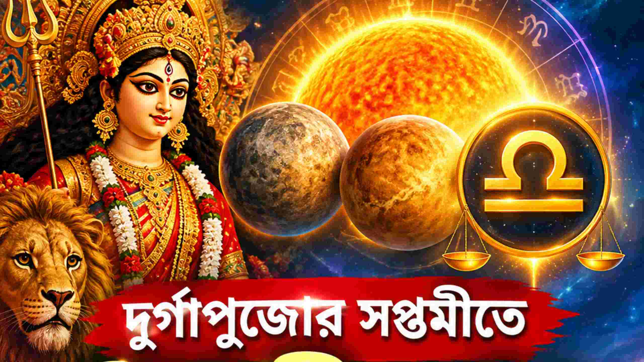 সপ্তমীতে বিরল ত্রিগ্রহী যোগ, বিপুল লাভের মুখ দেখবে ৪ রাশি